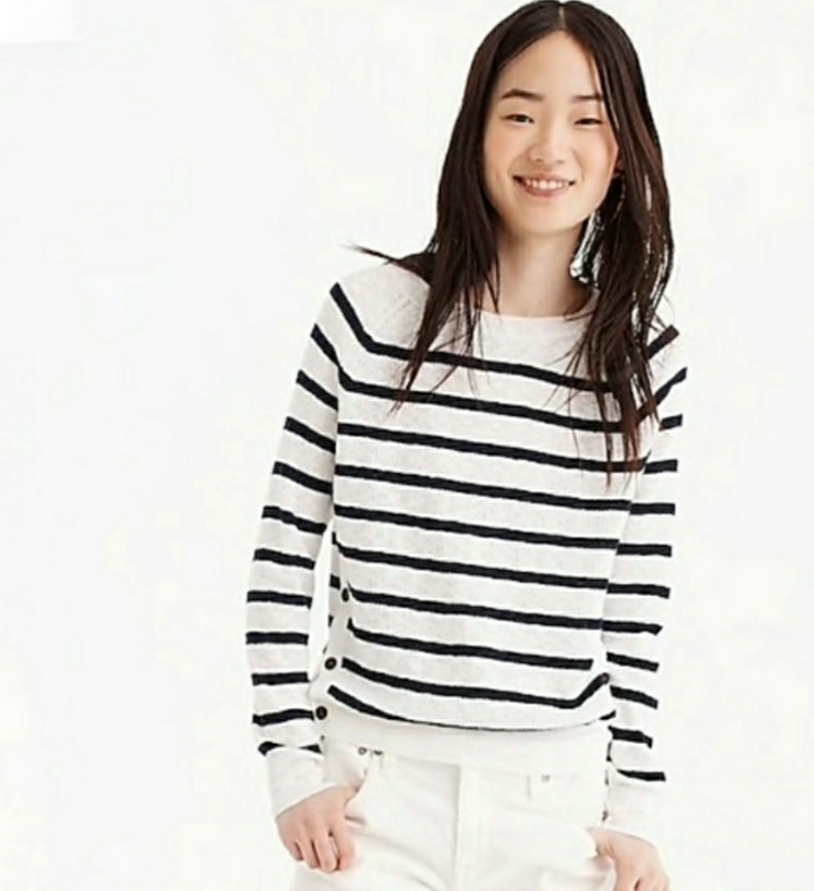 SOLD 9/25/20  Sweater With Side Buttons